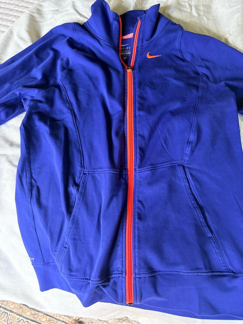 Nike Dri-FIT Jacket with Orange Accents
